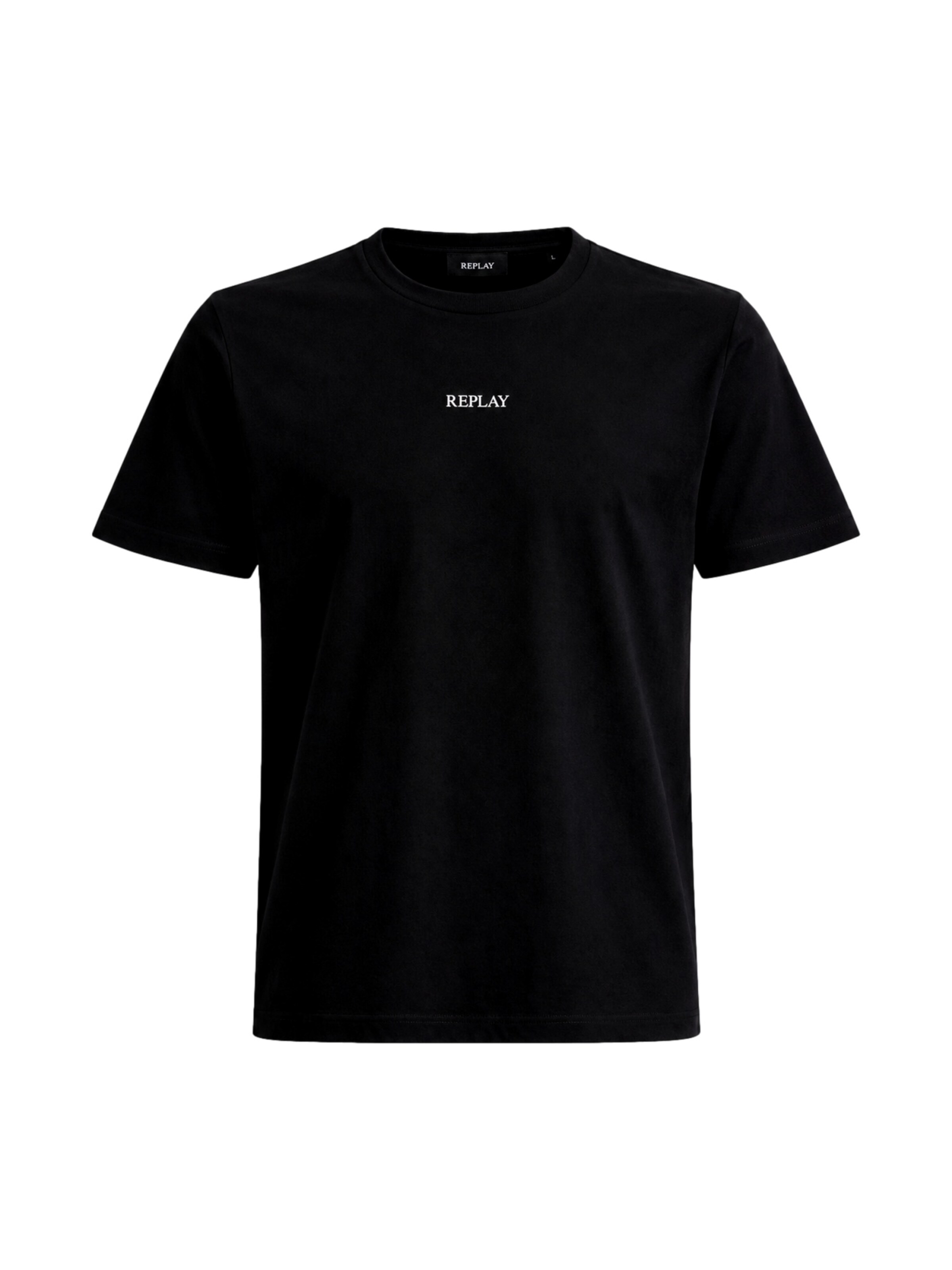 REPLAY Shirt in Zwart: voorkant