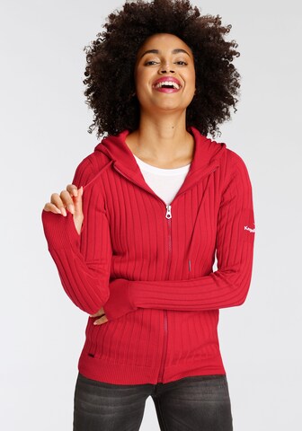 KangaROOS Sportstrickjacke in Rot: Vorderseite