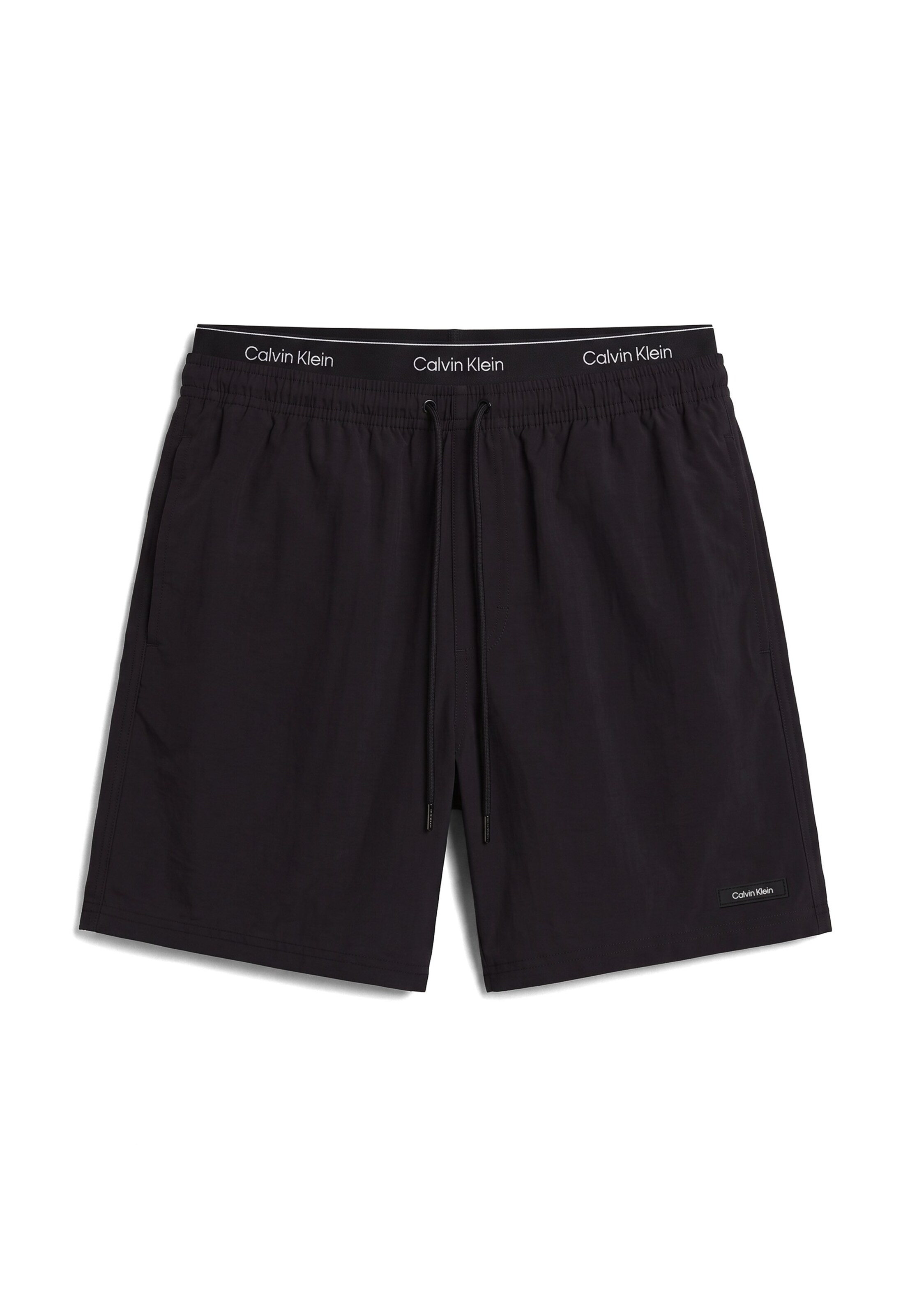 Shorts de bain Calvin Klein Underwear en noir : devant