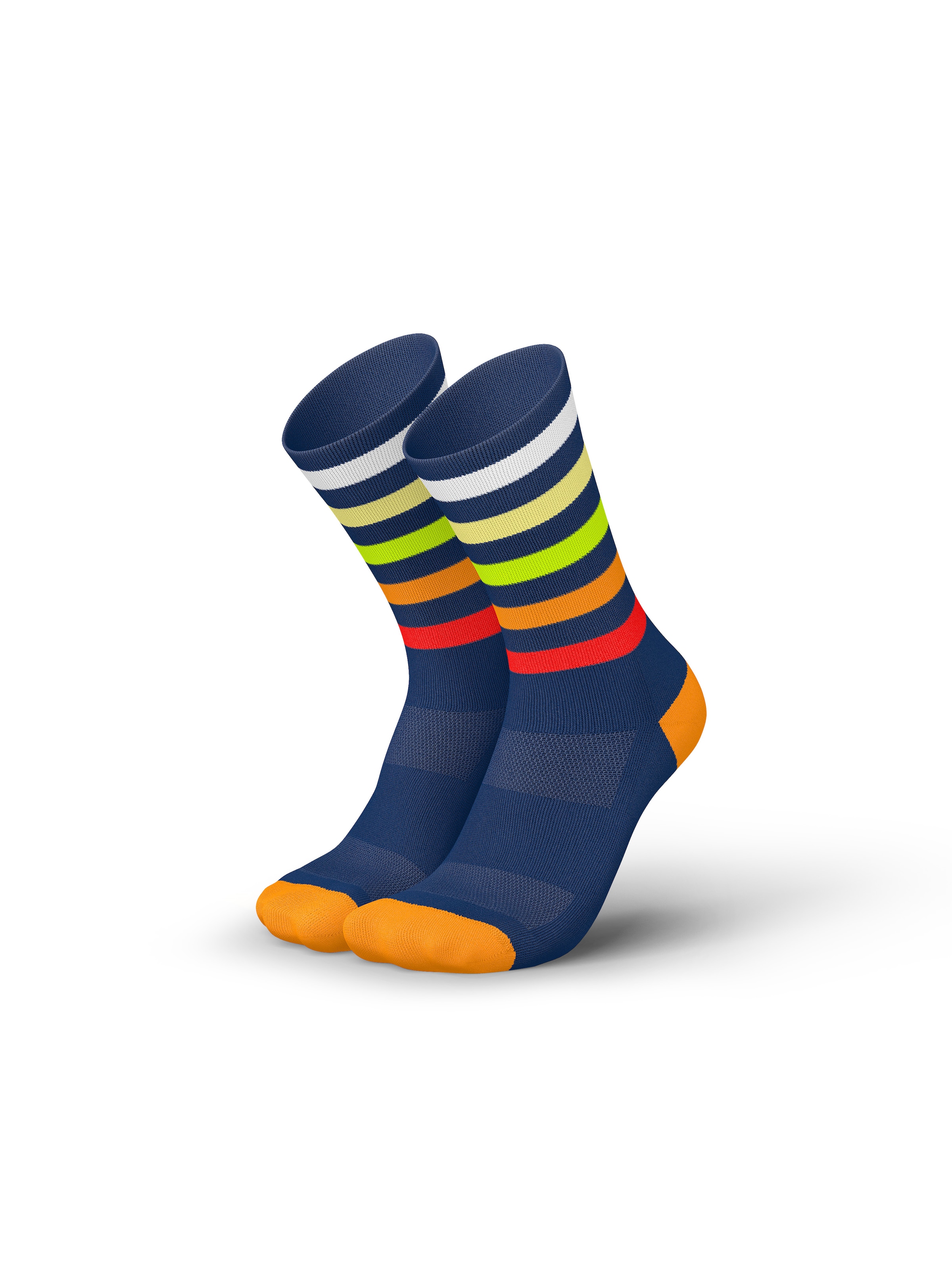 INCYLENCE Athletic Socks 'LEVELS' in Blue: front