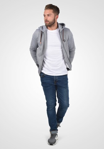 !Solid Kapuzensweatjacke 'Rafko' in Grau