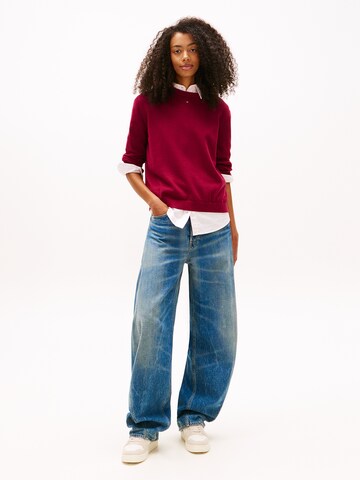 Tommy Jeans Pullover 'ESSENTIAL' in Lila