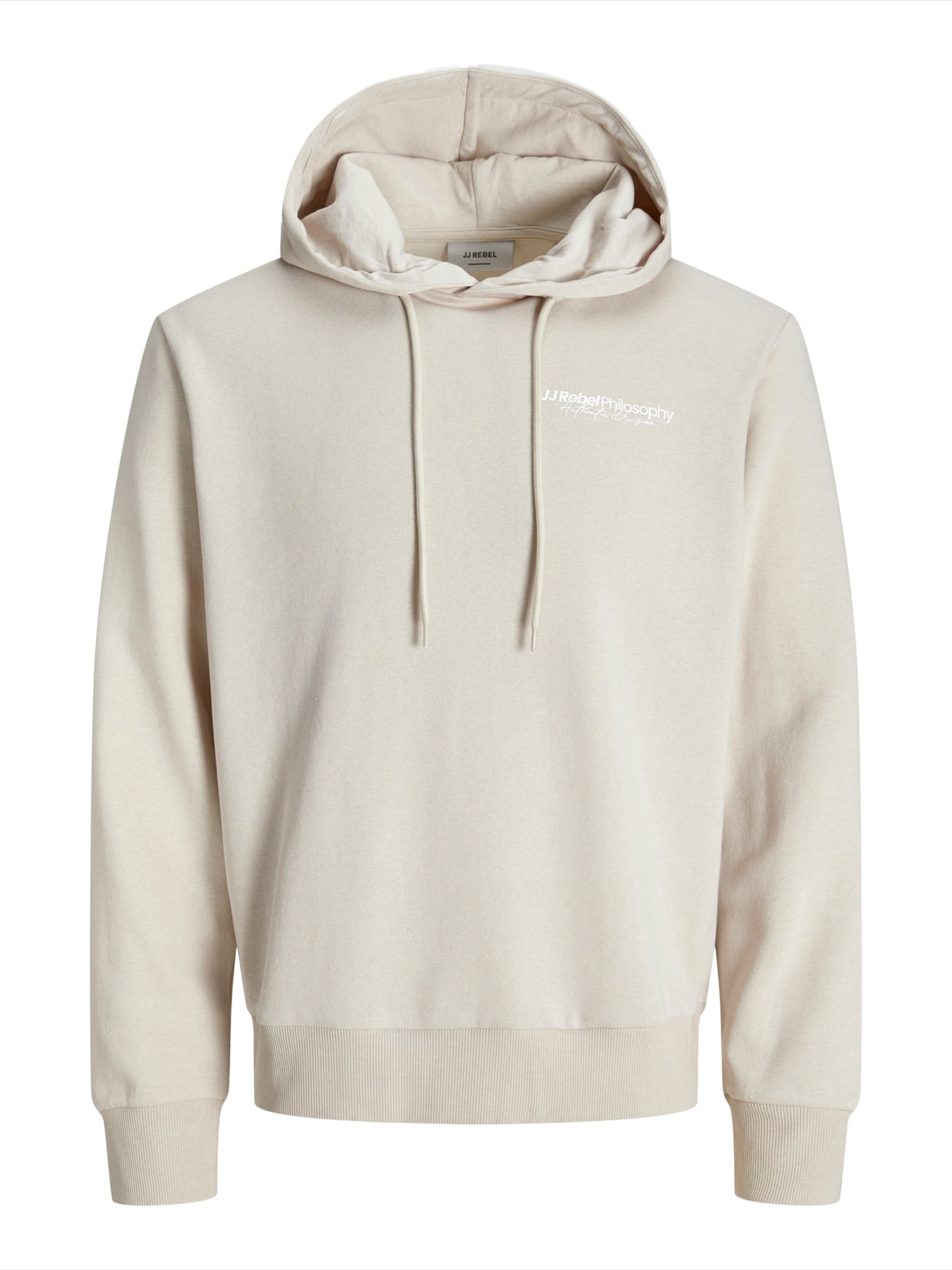 JJ Rebel Sweatshirt 'JREBZACK' in Beige: voorkant