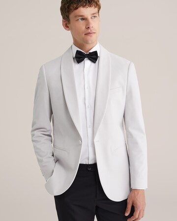 WE Fashion Слим Пиджак в Серый: спереди