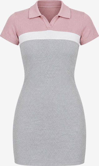 CIPO & BAXX Strickkleid ´W256´ mit Polokragen in L in grau, Produktansicht