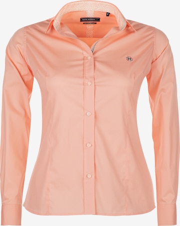 Felix Hardy - Blusa 'Willow' em laranja: frente