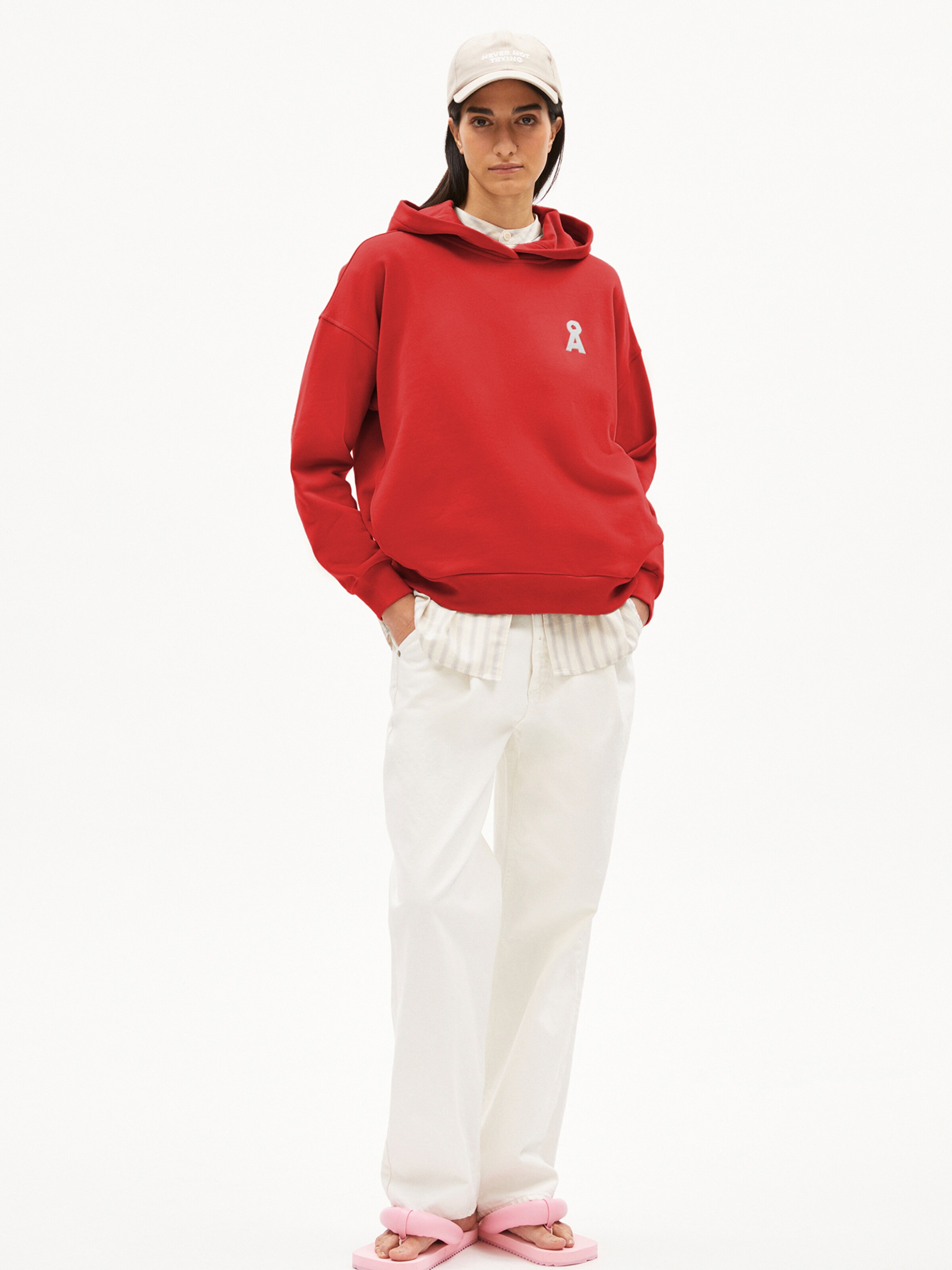 ARMEDANGELS Hoddie ICONIC Å 'FRANCISARAA' in Orange: Vorderseite