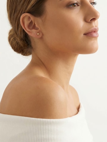 Sofia Milani Schmuckset 'Bar Ball Zirconia'‌ in Gold