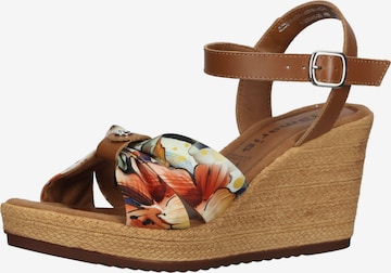 TAMARIS Sandals in Brown: front