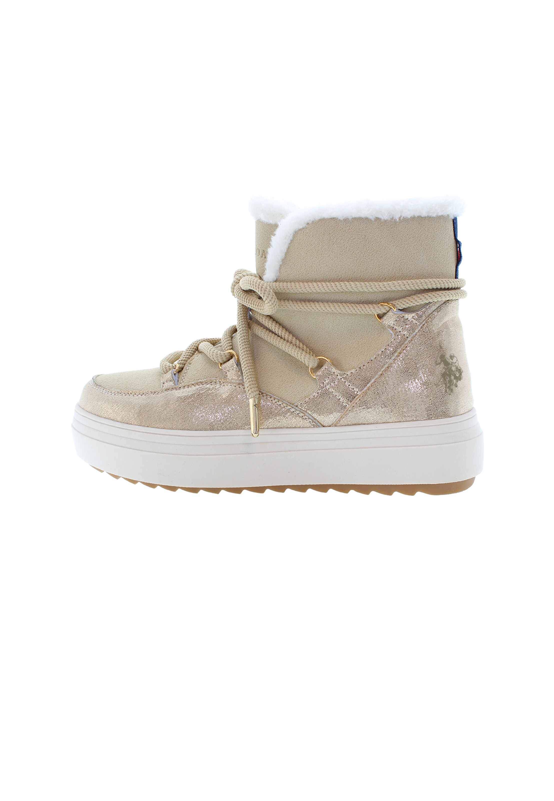 U.S. POLO ASSN. Boots in Beige: front
