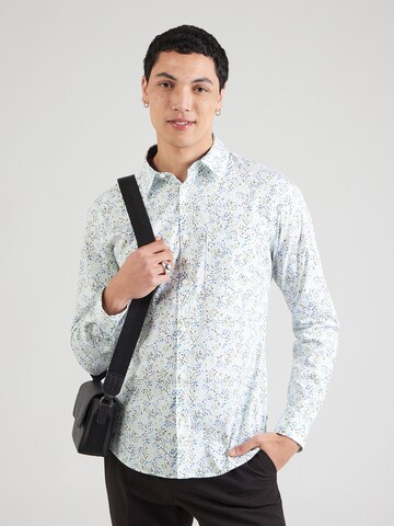 s.OliverSlim Fit Košulja - bijela boja: prednji dio