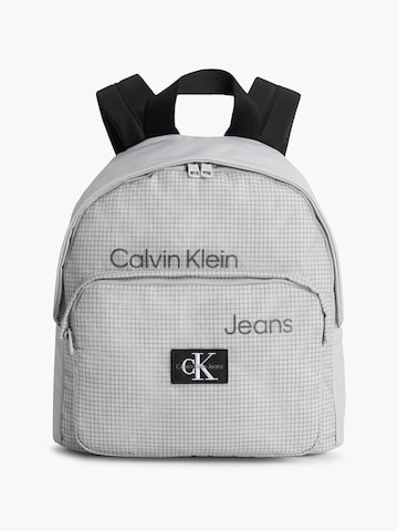 Calvin Klein Jeans Backpack 'Seasonal' in Grey: front