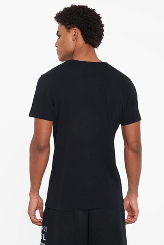 Harlem Soul MEL-BOURNE T-Shirt Printed in Schwarz