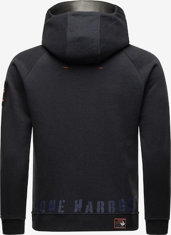 STONE HARBOUR - Sudadera con cremallera 'Finn Luca' en negro