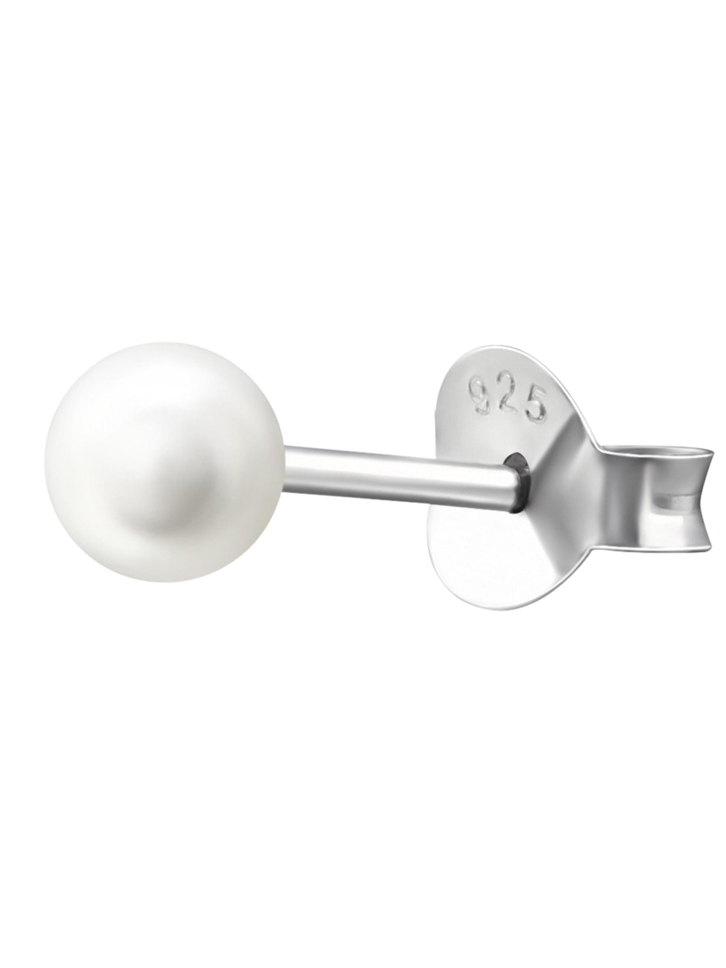 Maxte Earrings 'Oorknopjes' in White