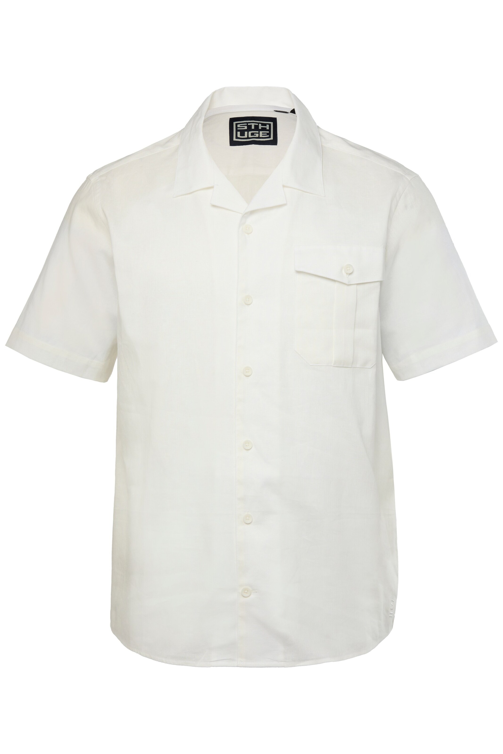 STHUGE Regular fit Overhemd in Wit: voorkant