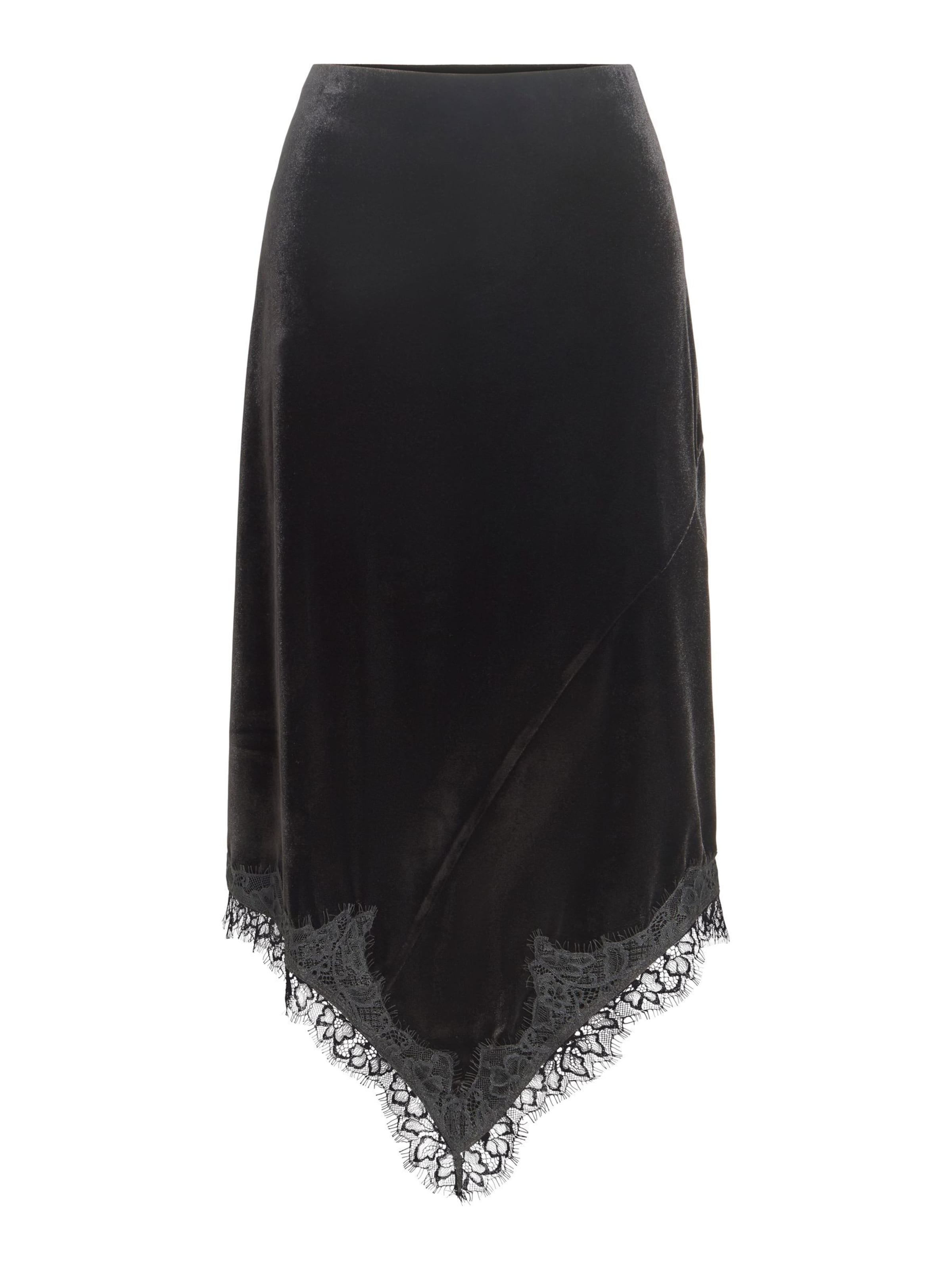 VILA - Falda en negro: frente