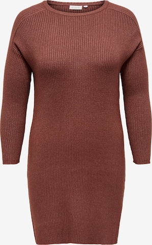 ONLY Carmakoma Knitted dress 'Fia Katia' in Red: front