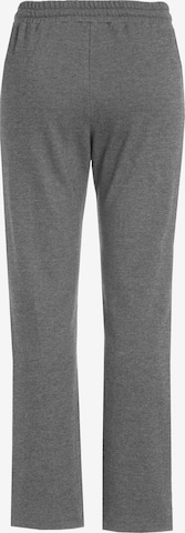 Ulla Popken Regular Pleat-Front Pants in Grey