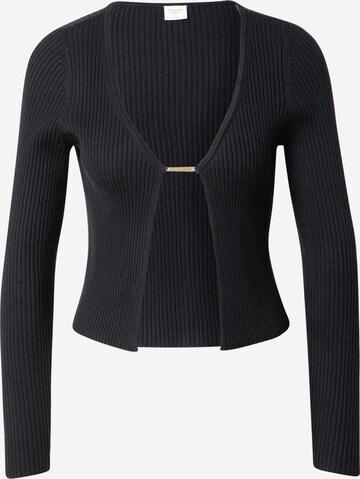 Abercrombie & Fitch Knit cardigan in Black: front