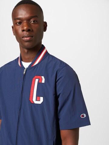 Champion Authentic Athletic Apparel Φθινοπωρινό και ανοιξιάτικο μπουφάν σε μπλε