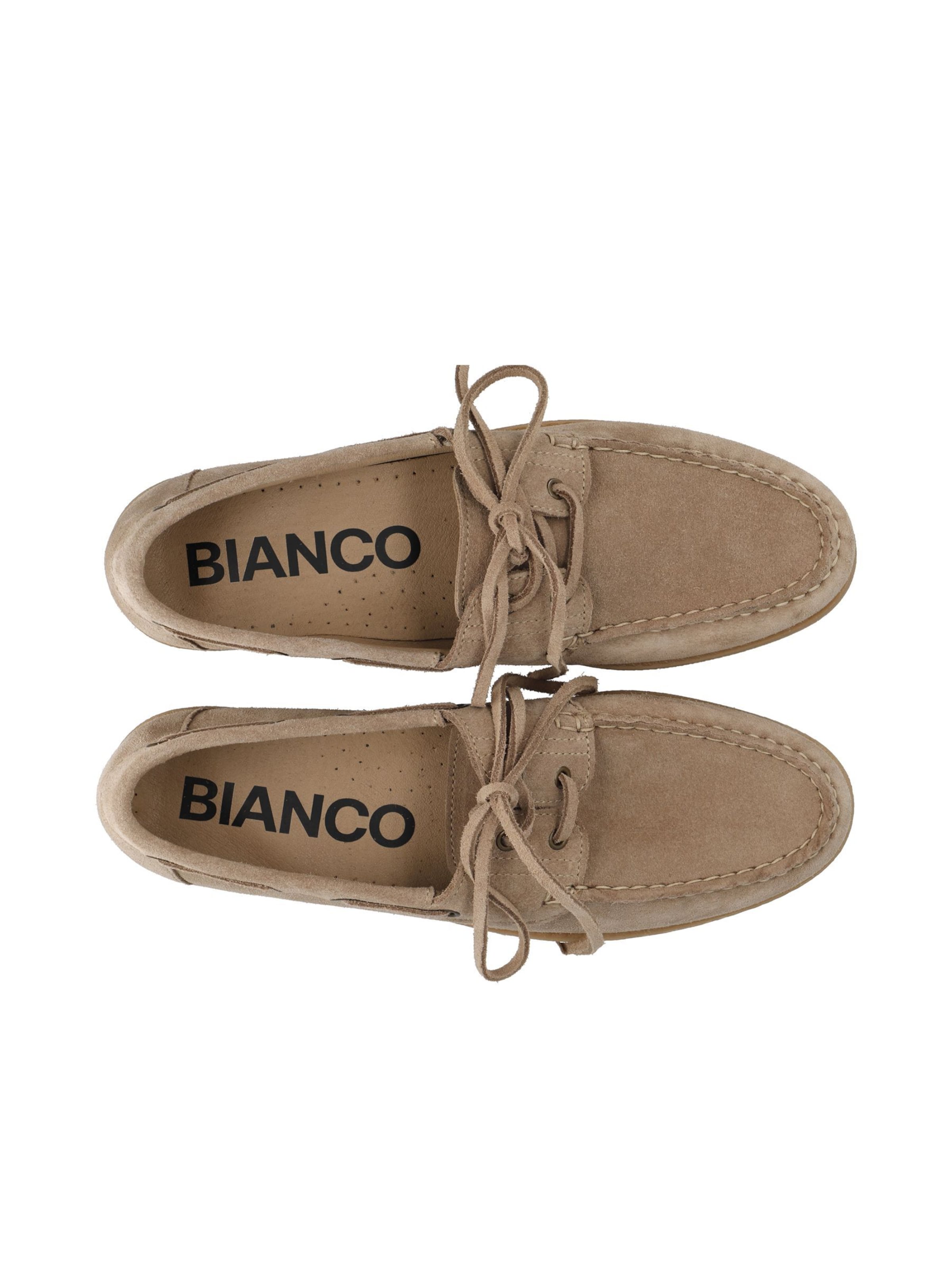 Mocassin 'Pop' Bianco en beige