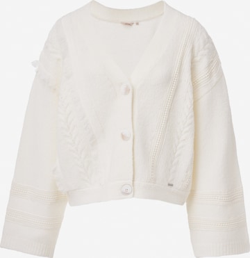 Salsa Knit Cardigan 'NATAL' in White: front