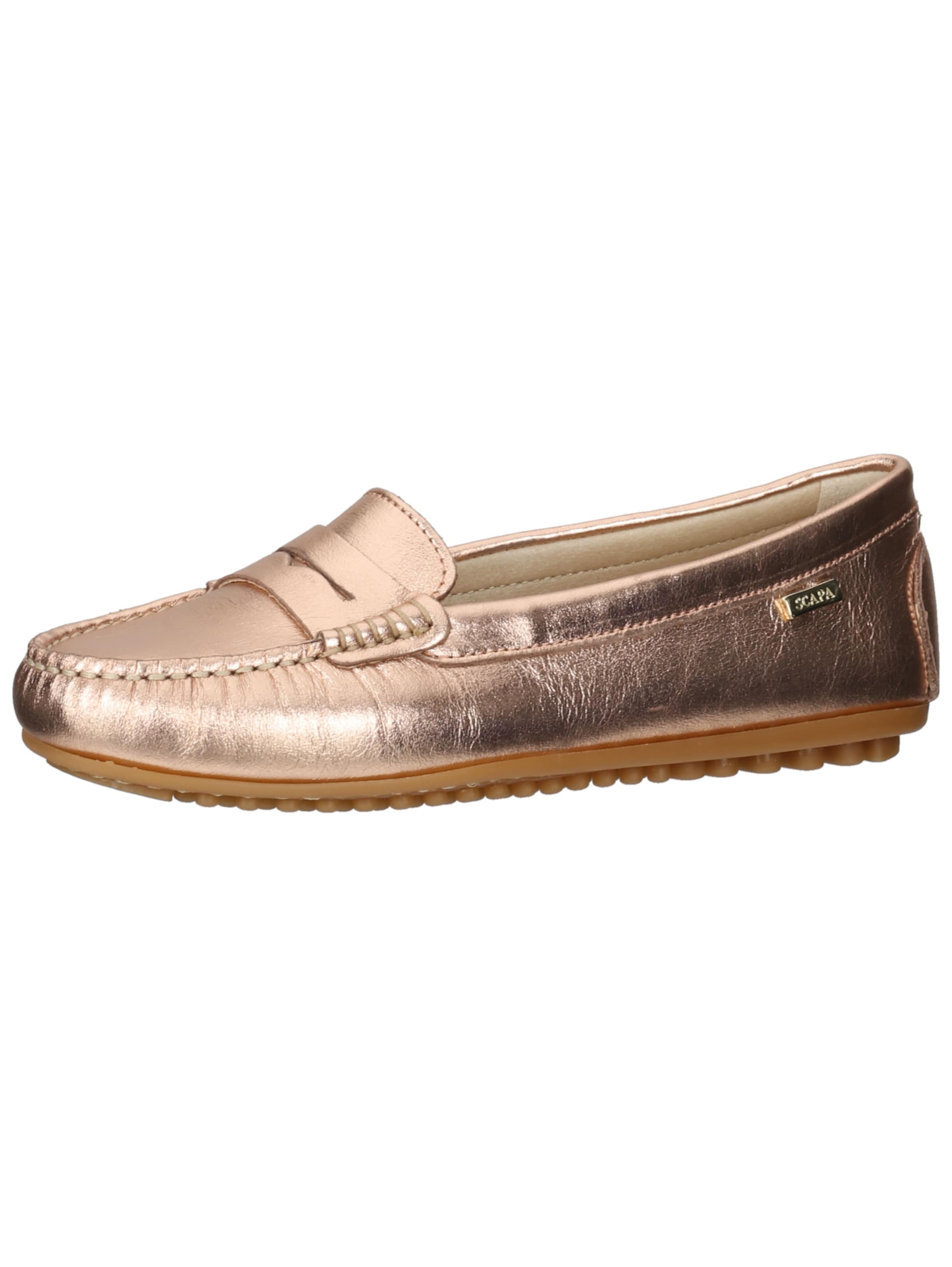 SCAPA Mocassins in Beige: voorkant