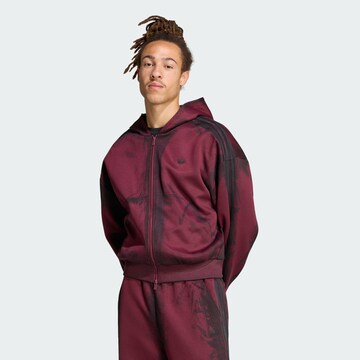 ADIDAS ORIGINALS - Sudadera con cremallera 'Adilenium 6' en rojo: frente