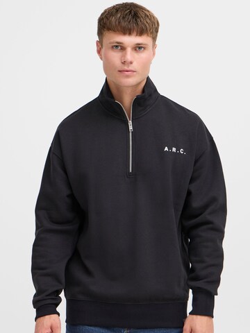Felpa 'HANN' di !Solid in nero: frontale