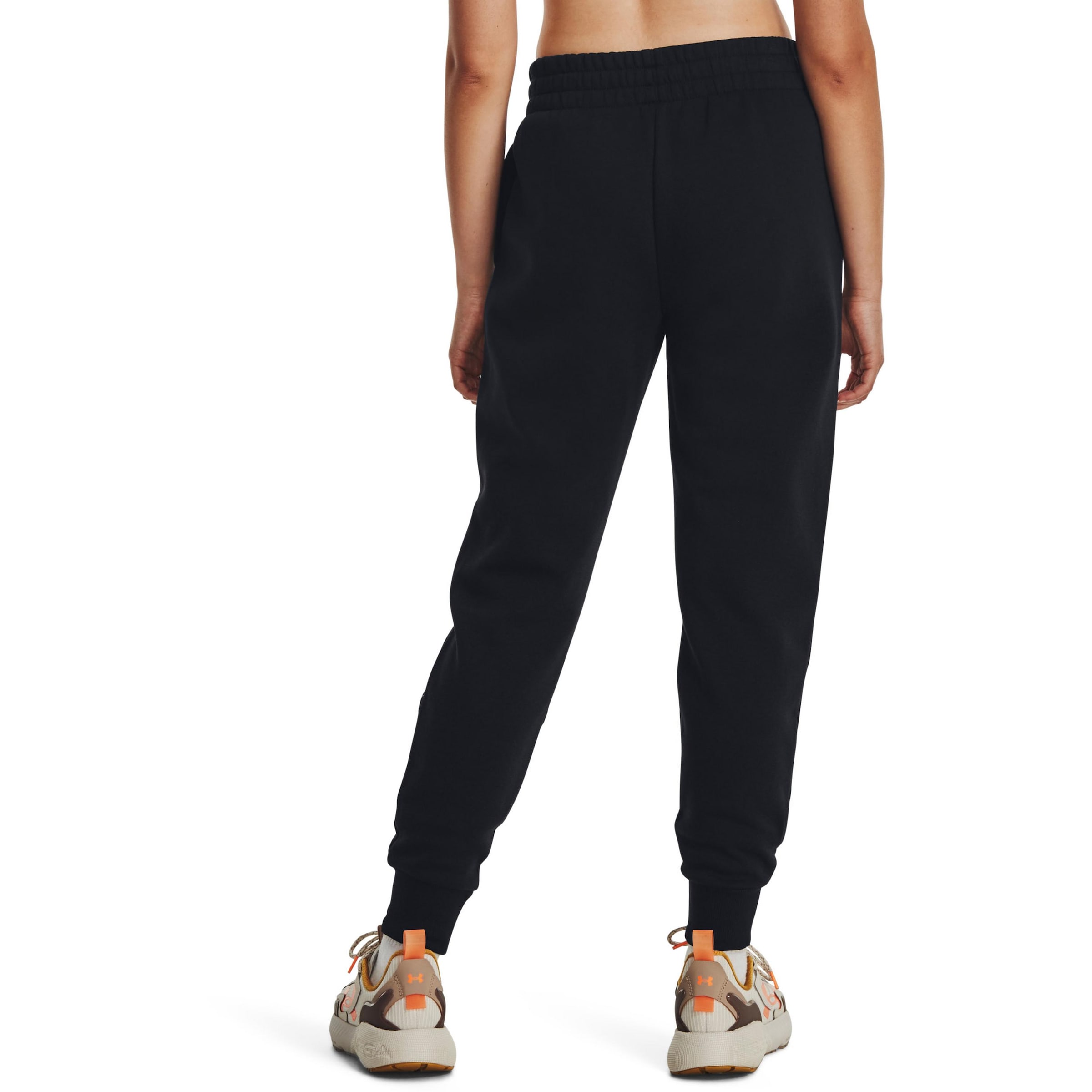 UNDER ARMOUR Tapered Sportsbukser 'Rival' i sort