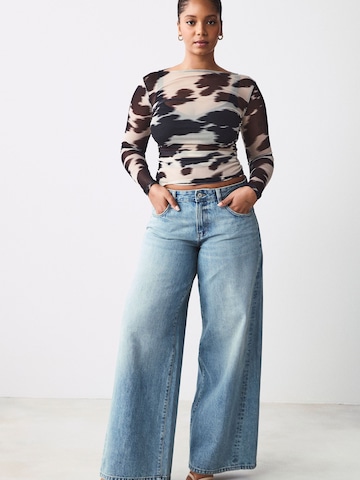 Next Wide leg Jeans in Blauw