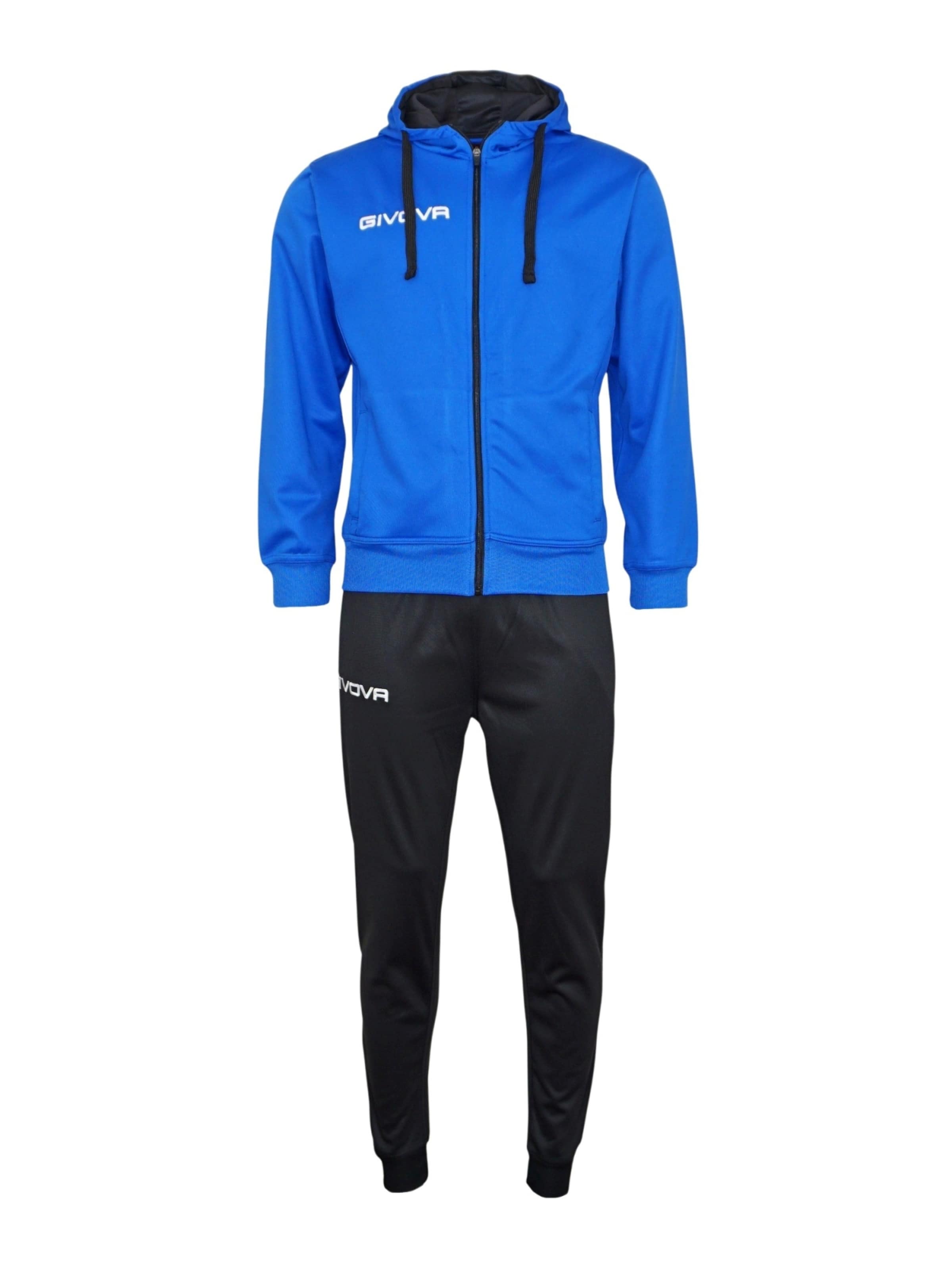 Givova Sweat suit in Blue: front