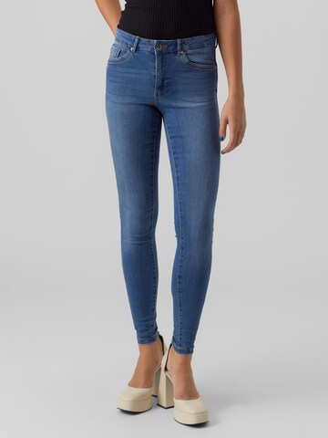 VERO MODA Skinny Jeans 'Alia' in Blauw: voorkant