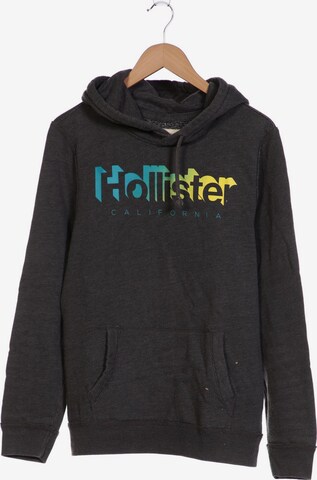 HOLLISTER Sweatshirt & Zip-Up Hoodie in M in Grey: front