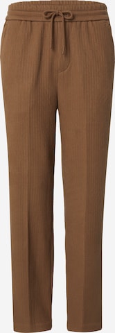 Regular Pantalon 'Chris' DAN FOX APPAREL en marron : devant