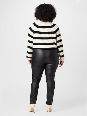 Skinny Leggings 'BELLE' di Object Curve in nero