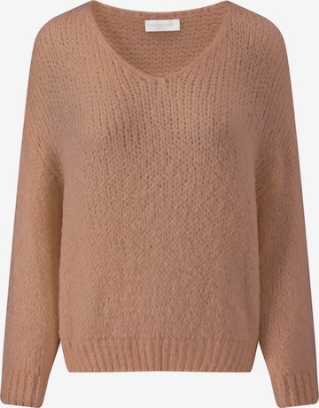 SASSYCLASSY Oversizepullover in Braun: Vorderseite