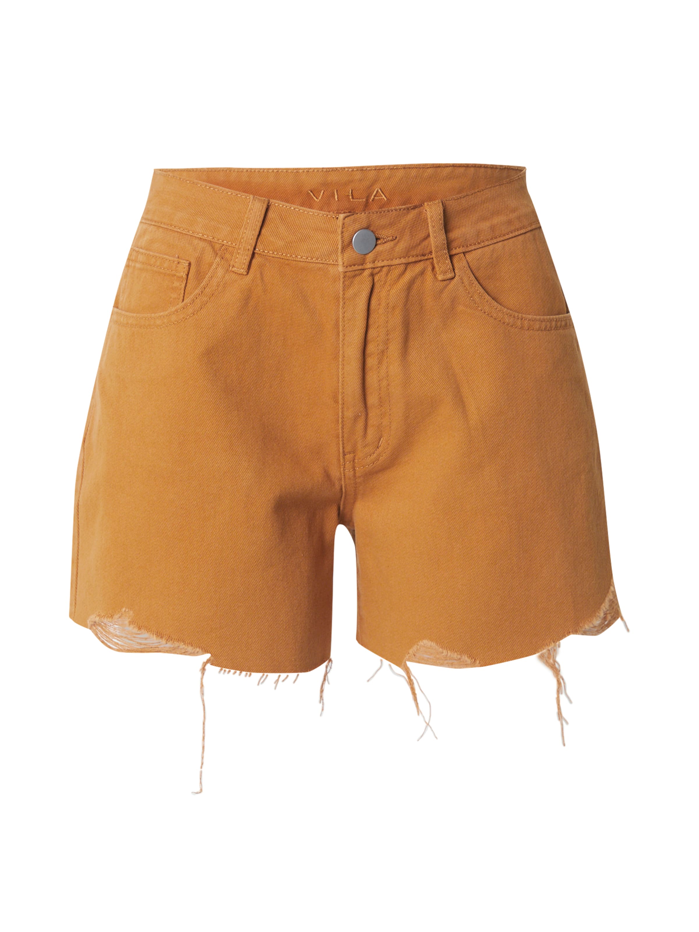 VILA tavaline Teksapüksid 'Maura', värv oranž: eest vaates