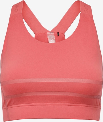 ONLY PLAY Bustier Sports-BH 'Camp' i rød: forside