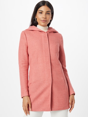 ONLY Between-Seasons Coat 'SEDONA' in Red: front