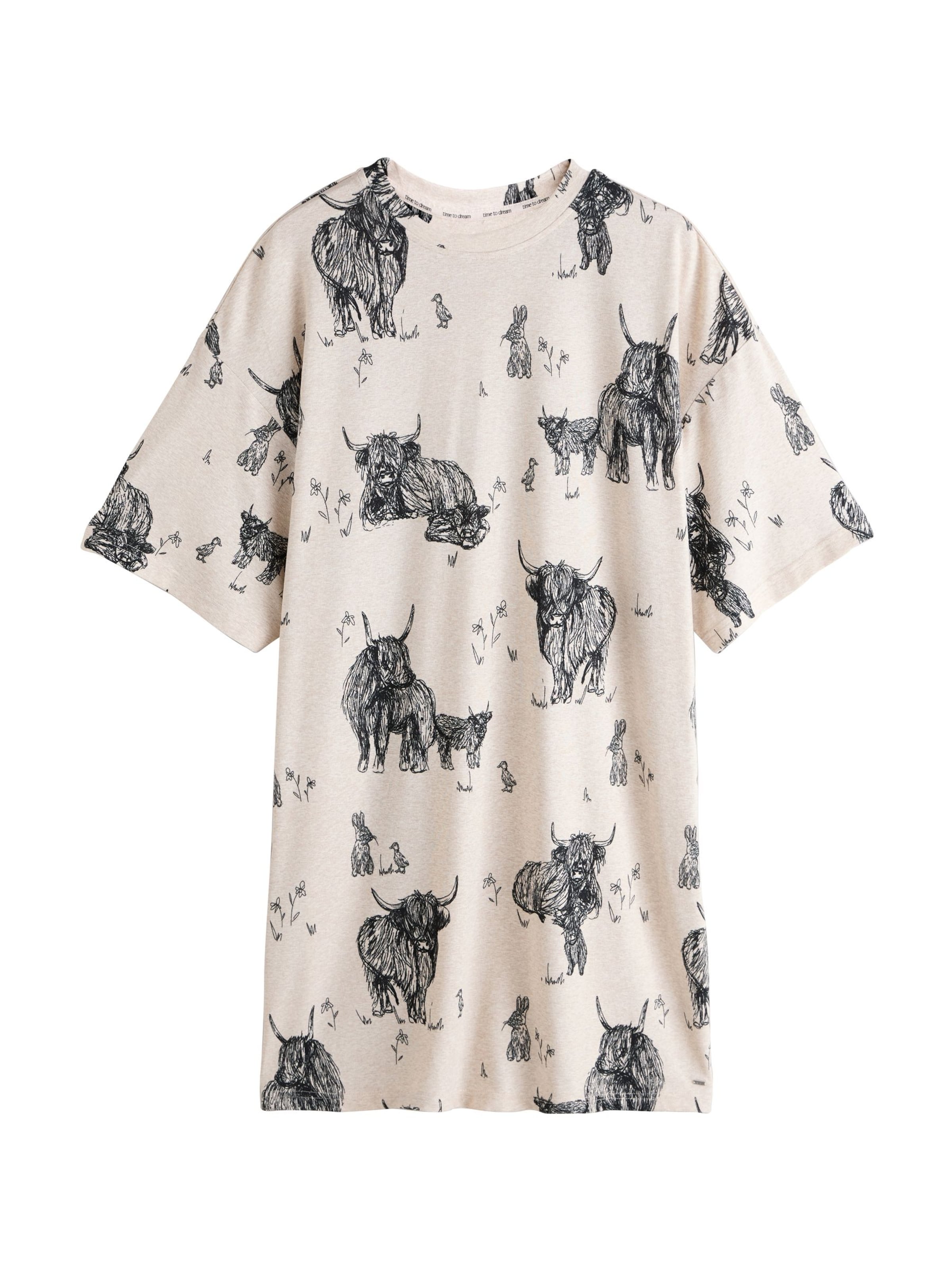 Next Nachthemd in Beige: Vorderseite