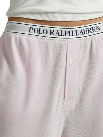 Polo Ralph Lauren Pyjamabroek ' Knit Oxford ' in Roze