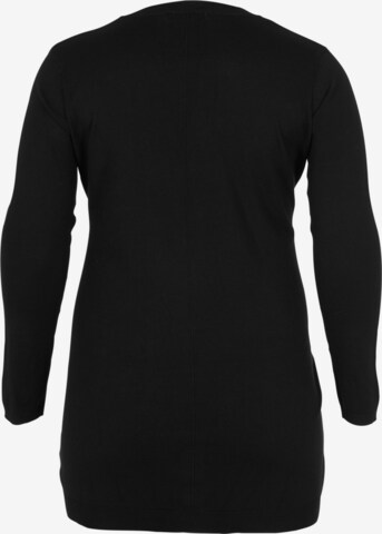 Zizzi Knit Cardigan 'MCARRIE' in Black