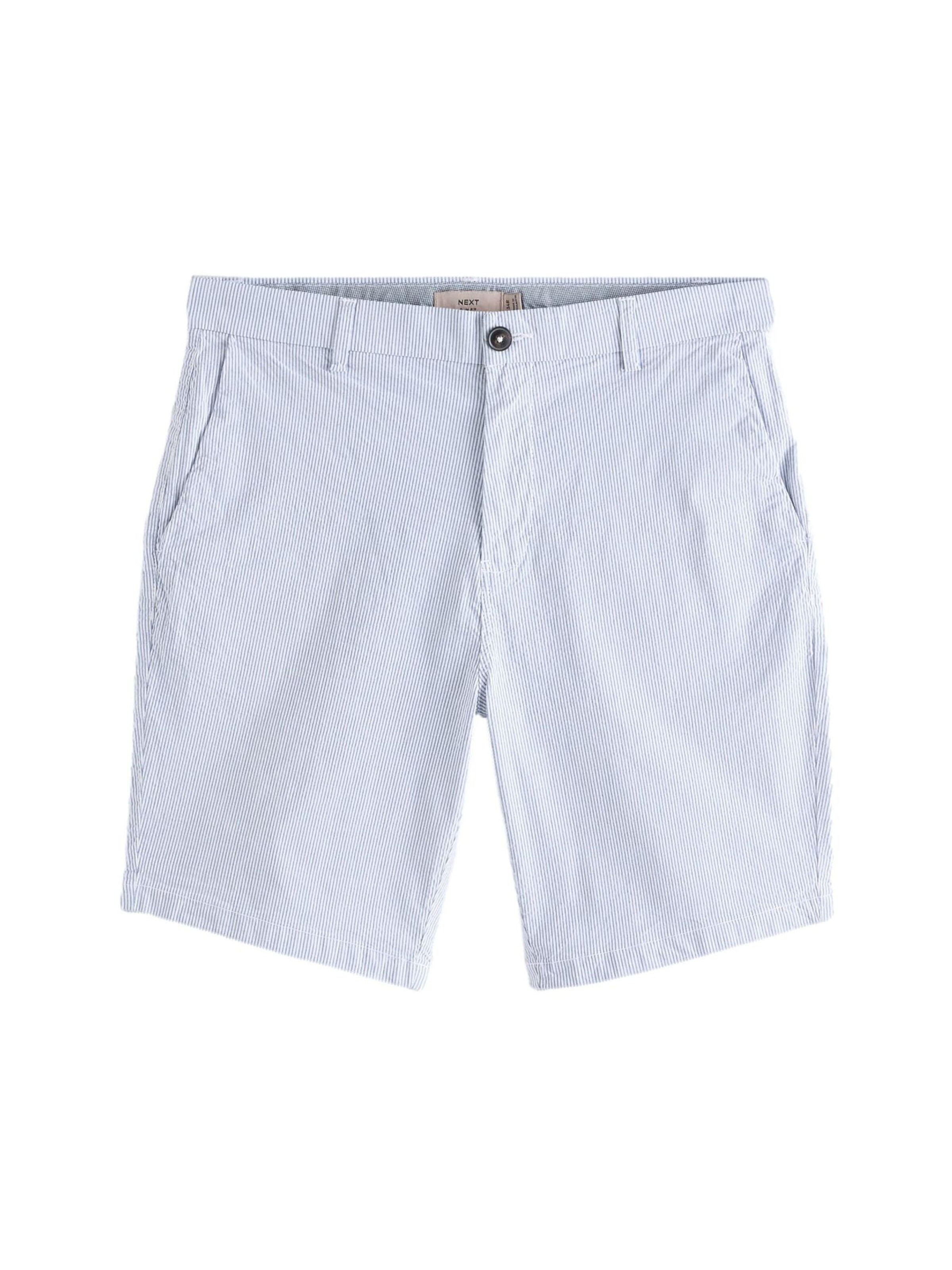 Next Slim fit Chino Pants in Blue: front