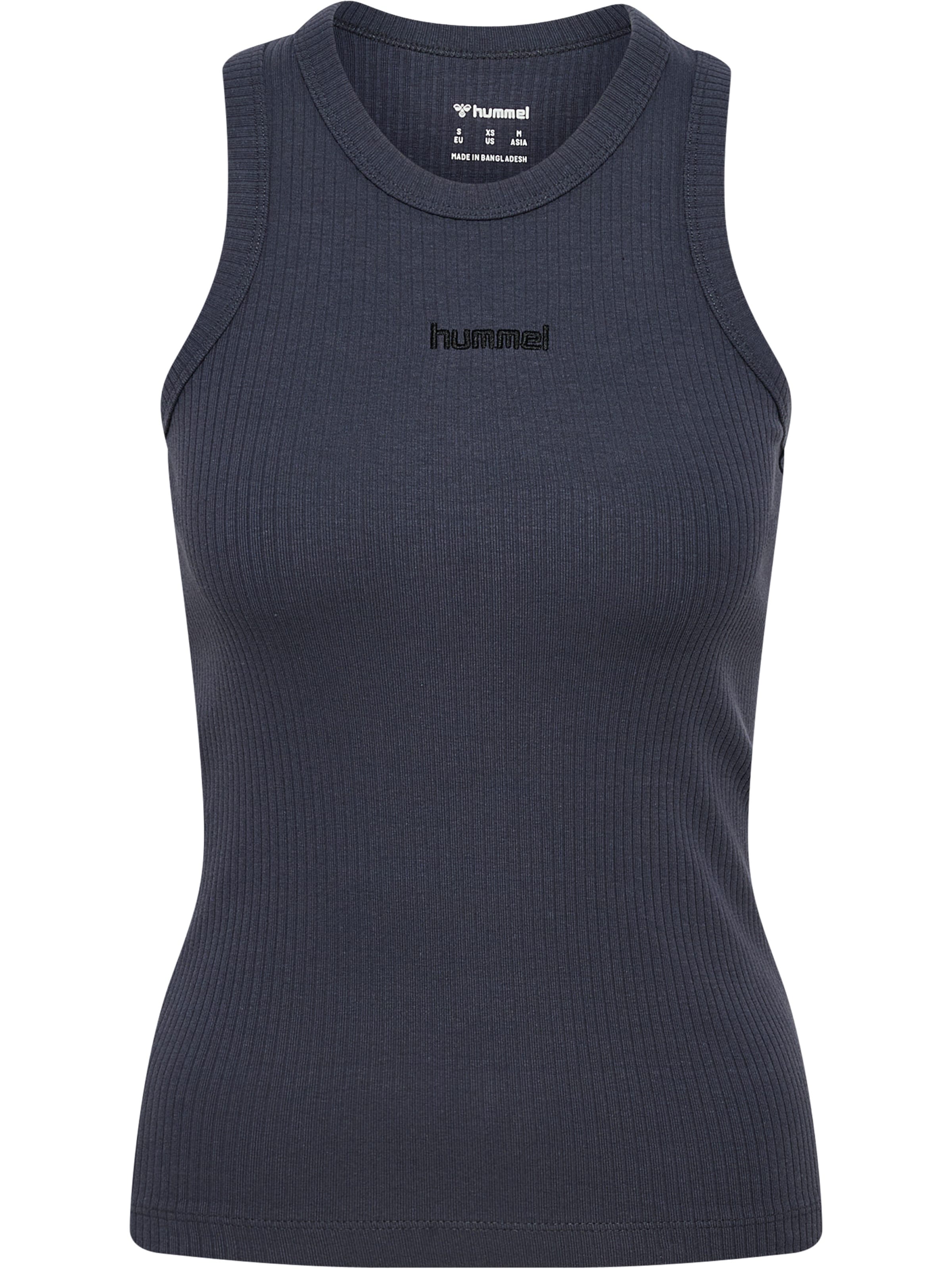 Hummel Top in Grau: Vorderseite