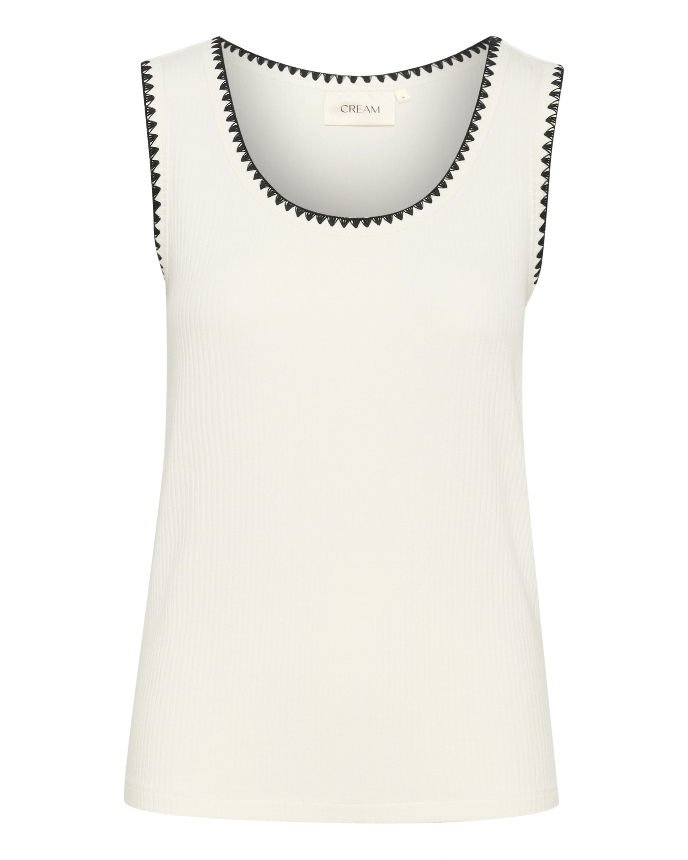 Cream Τοπ 'CRRibba' σε λευκό: μπροστά
