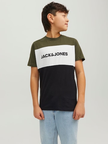 Maglietta di Jack & Jones Junior in verde: frontale