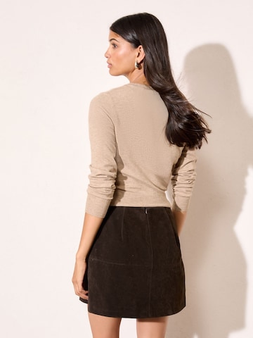 Fustă de la Friends Like These pe maro