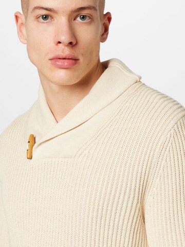 JACK & JONES - Jersey 'CHARLES' en beige